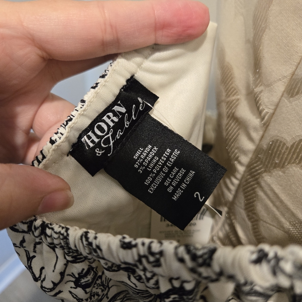 Plus Smocked Square Neck Floral Mini Dress — Black & White - Picture 9 of 11